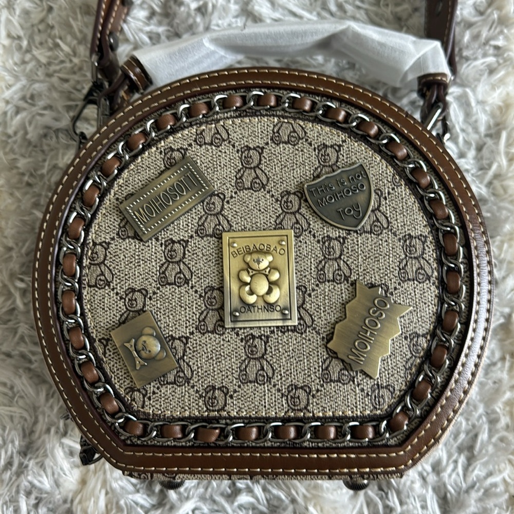 Mini circular handbag - Picture 9 of 14